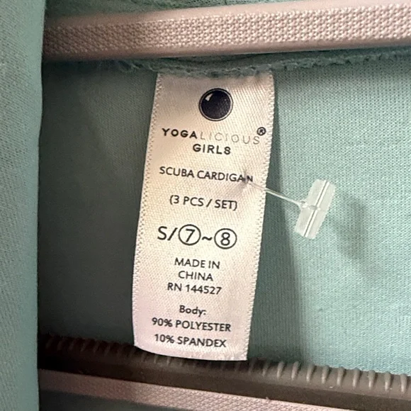 Yogalicious Light Blue Open-Front Blazer Jacket only - Picture 2 of 7